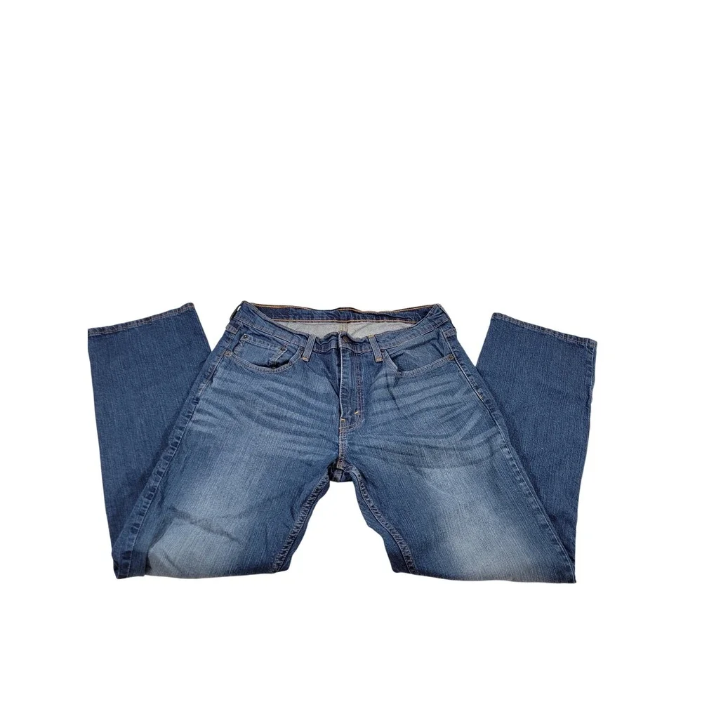 Levi's 559 Relaxed Straight Men's 33x32 Blue Excellent Stretch Denim Jeans